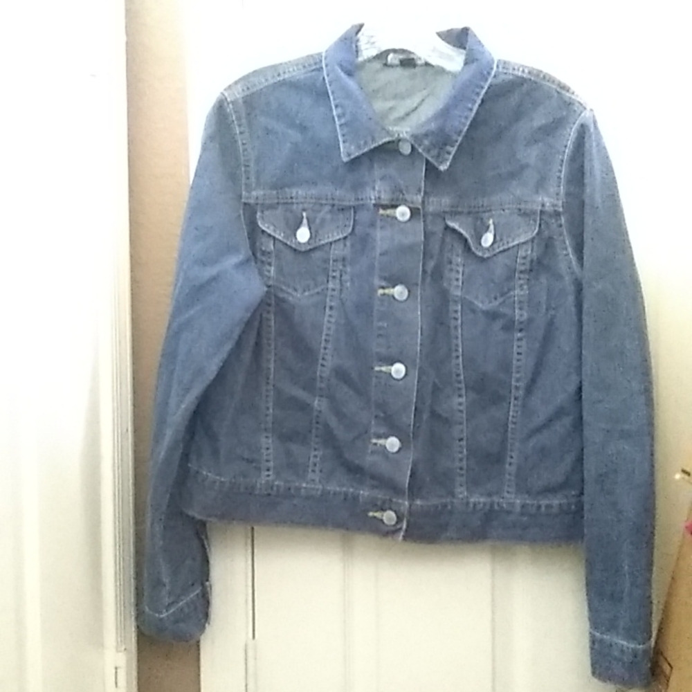 FINAL MARKDOWN Ladies lands end trucker jacket 14/16